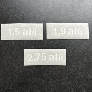 Spritzschablonen Reifendruck